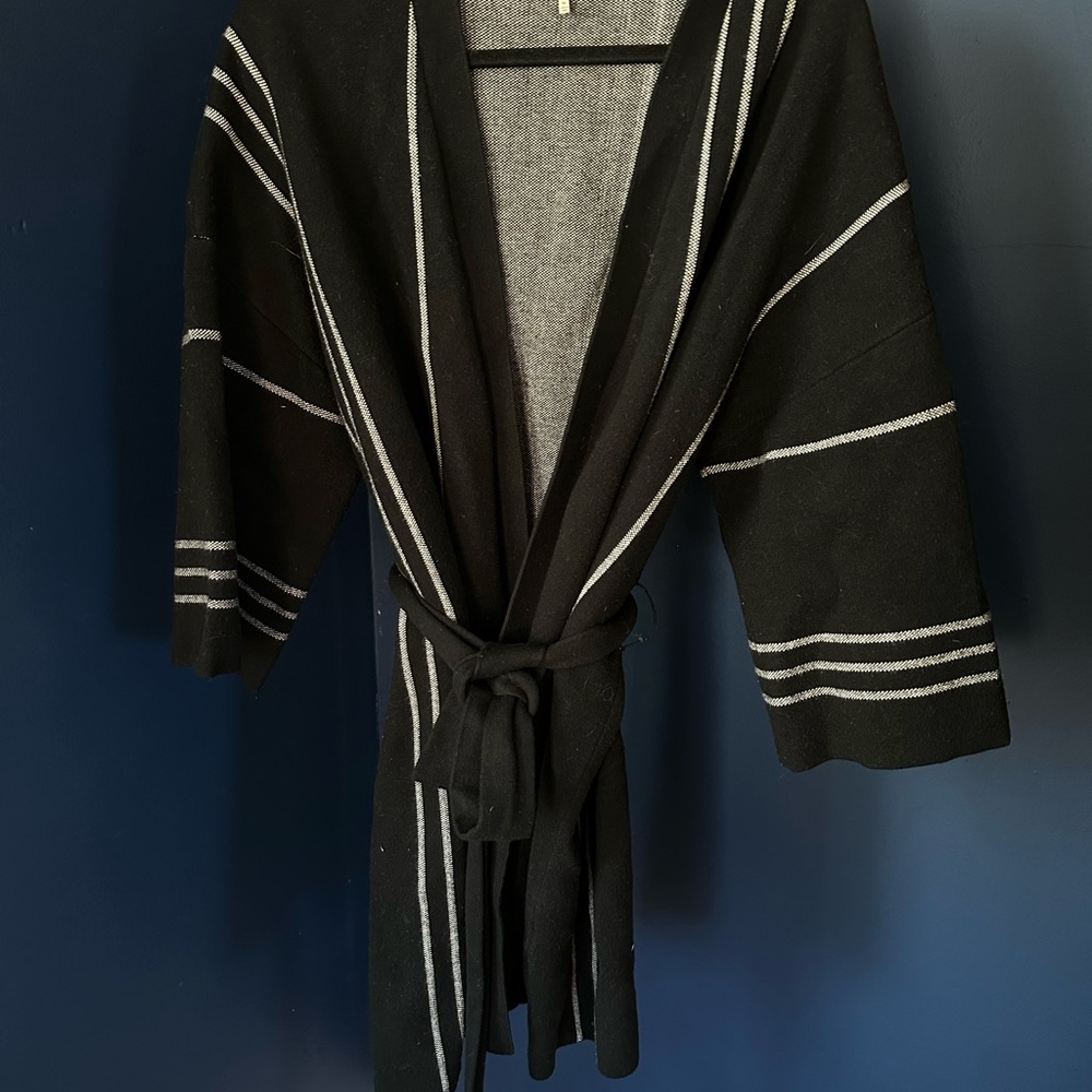Oak + Fort striped kimono cardigan